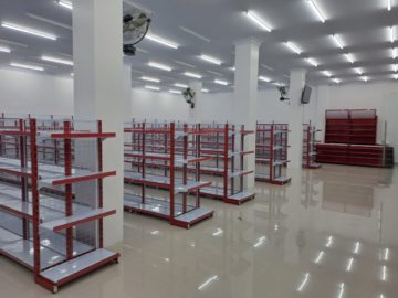 Rak Gondola Minimarket Tanah Datar