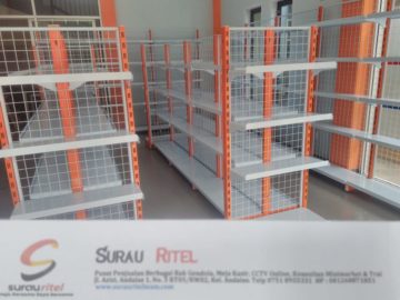 Toko Rak Besi Minimarket Tanah Datar