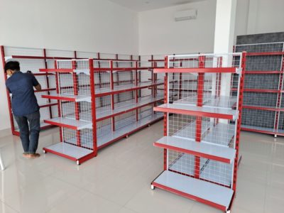 Rak Toko Swalayan Tanah Datar